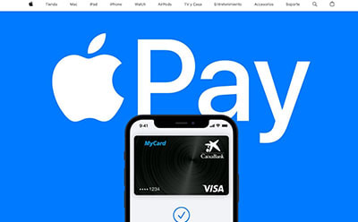Página de inicio de la web de Apple Pay