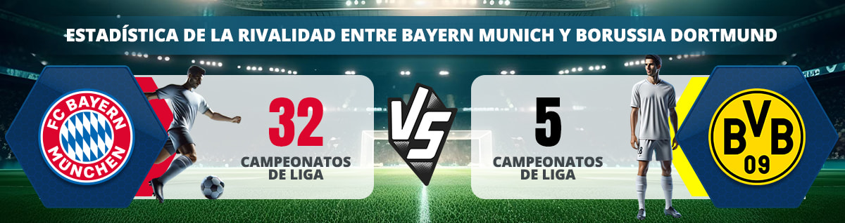 infografia rivalidad bayern munich borussia dortmund